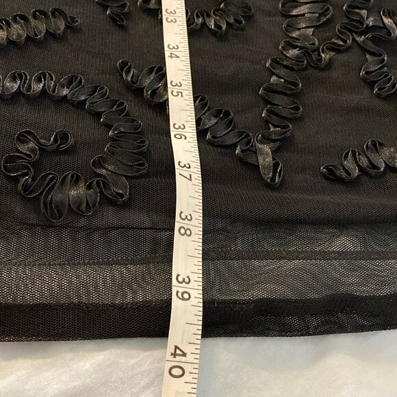 Signature by Robbie Bee Black Soutache Dress Size 16 - Picture 7 of 9